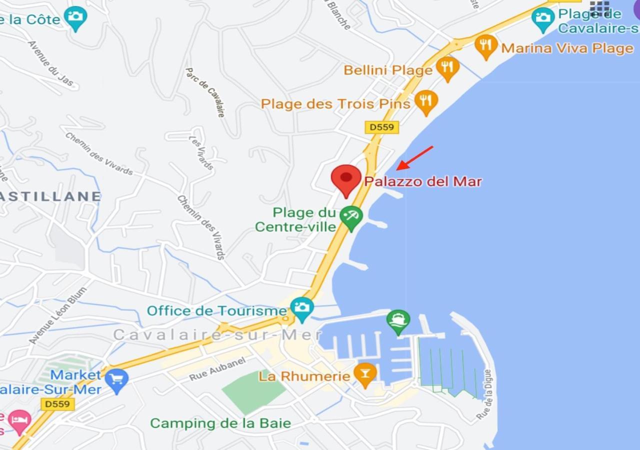 Studio 207-Les pieds dans l’eau à 30m de la plage Cavalaire-sur-Mer Esterno foto